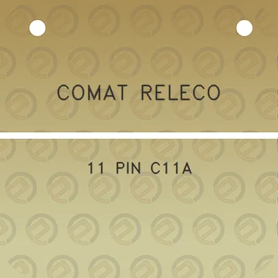 comat-releco-11-pin-c11a