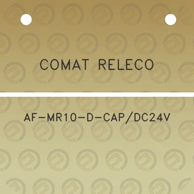 comat-releco-af-mr10-d-capdc24v