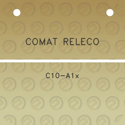 comat-releco-c10-a1x