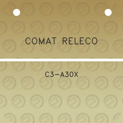 comat-releco-c3-a30x