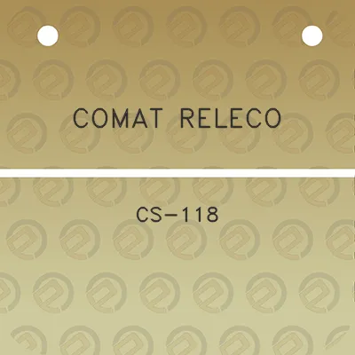 comat-releco-cs-118