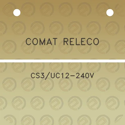 comat-releco-cs3uc12-240v