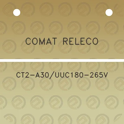 comat-releco-ct2-a30uuc180-265v