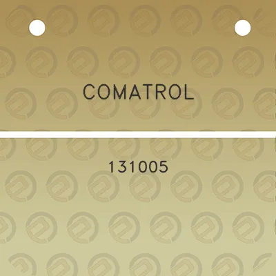 comatrol-131005