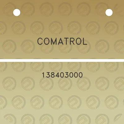 comatrol-138403000