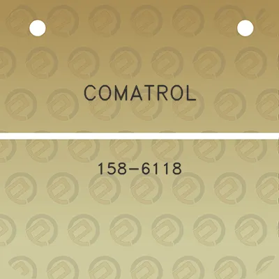 comatrol-158-6118