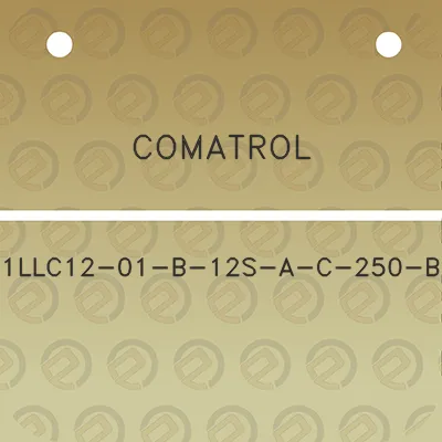 comatrol-1llc12-01-b-12s-a-c-250-b