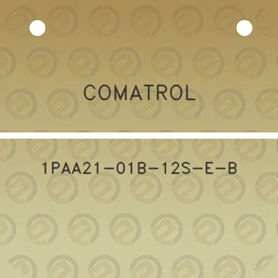 comatrol-1paa21-01b-12s-e-b