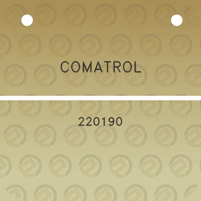 comatrol-220190