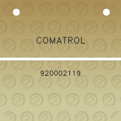 comatrol-920002119