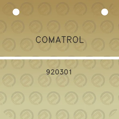 comatrol-920301