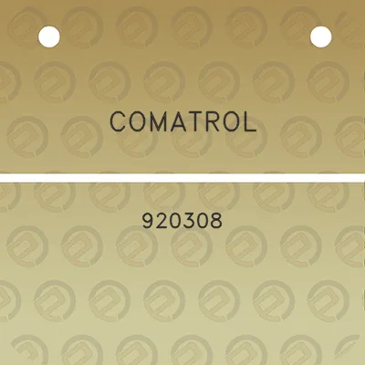 comatrol-920308