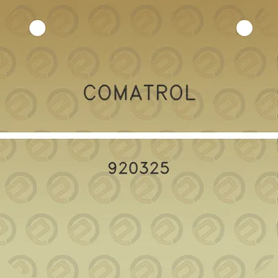 comatrol-920325