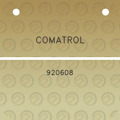 comatrol-920608