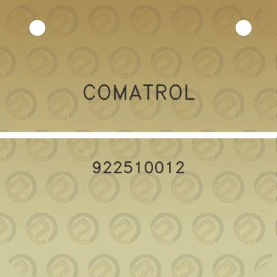 comatrol-922510012