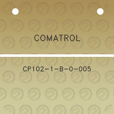 comatrol-cp102-1-b-0-005