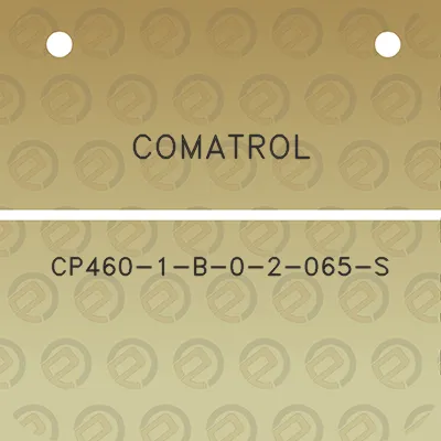 comatrol-cp460-1-b-0-2-065-s