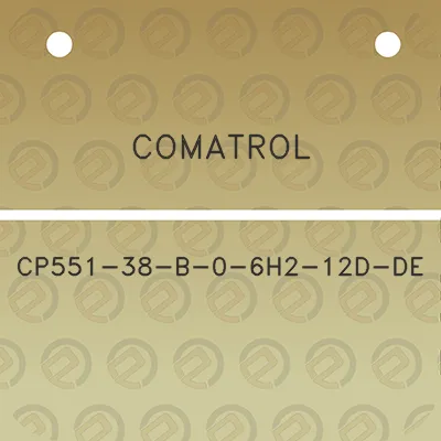 comatrol-cp551-38-b-0-6h2-12d-de