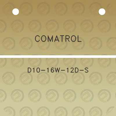 comatrol-d10-16w-12d-s