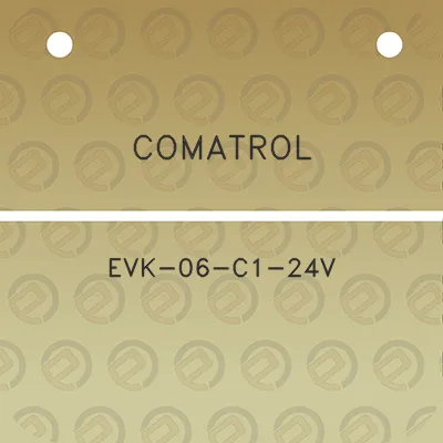 comatrol-evk-06-c1-24v