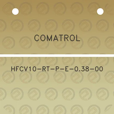 comatrol-hfcv10-rt-p-e-038-00