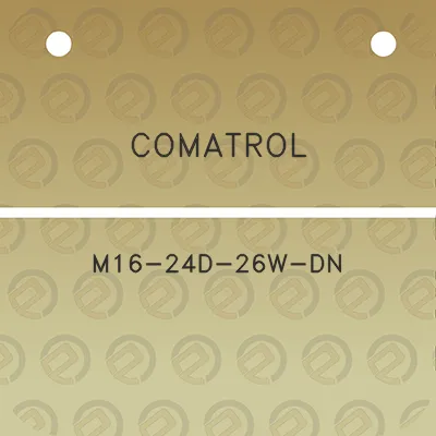 comatrol-m16-24d-26w-dn