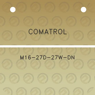 comatrol-m16-27d-27w-dn