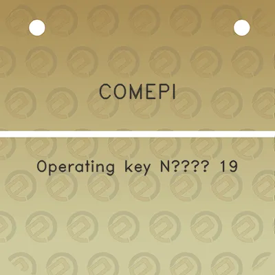 comepi-operating-key-na-19