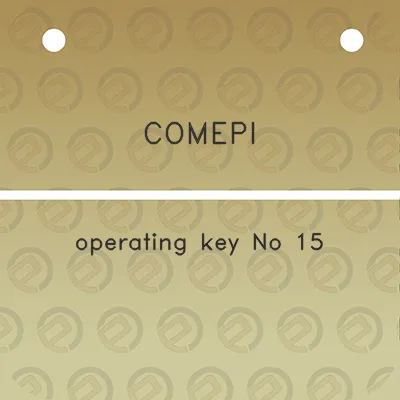 comepi-operating-key-no-15