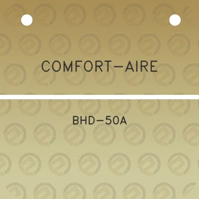 comfort-aire-bhd-50a