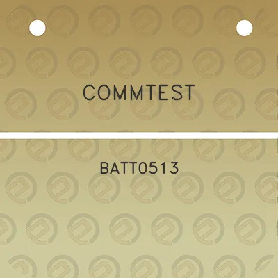 commtest-batt0513