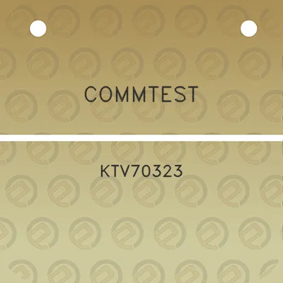 commtest-ktv70323