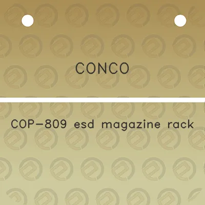 conco-cop-809-esd-magazine-rack