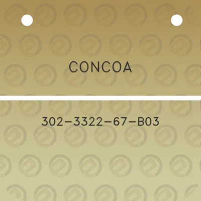 concoa-302-3322-67-b03