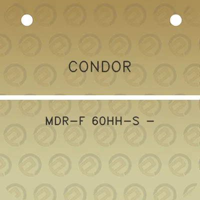 condor-mdr-f-60hh-s