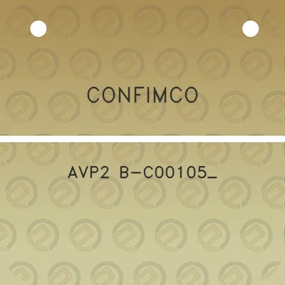 confimco-avp2-b-c00105