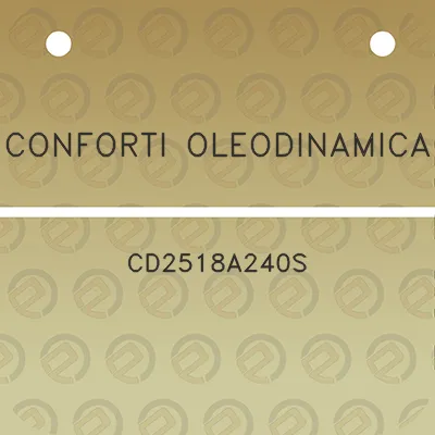 conforti-oleodinamica-cd2518a240s