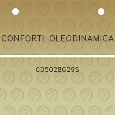 conforti-oleodinamica-cd5028g29s