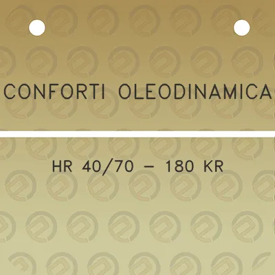 conforti-oleodinamica-hr-4070-180-kr