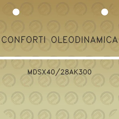 conforti-oleodinamica-mdsx4028ak300