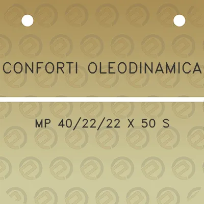 conforti-oleodinamica-mp-402222-x-50-s