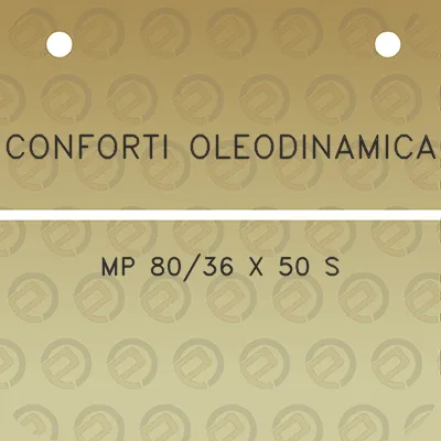 conforti-oleodinamica-mp-8036-x-50-s