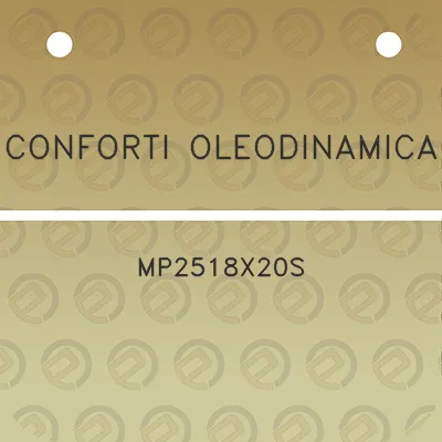 conforti-oleodinamica-mp2518x20s