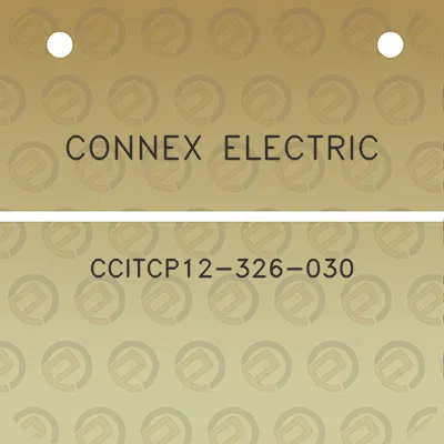 connex-electric-ccitcp12-326-030