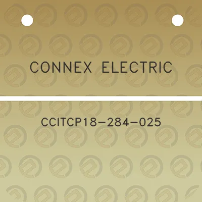 connex-electric-ccitcp18-284-025