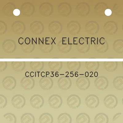 connex-electric-ccitcp36-256-020