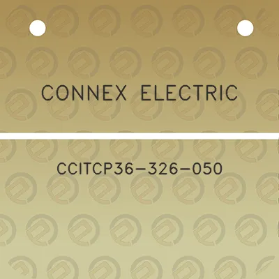 connex-electric-ccitcp36-326-050