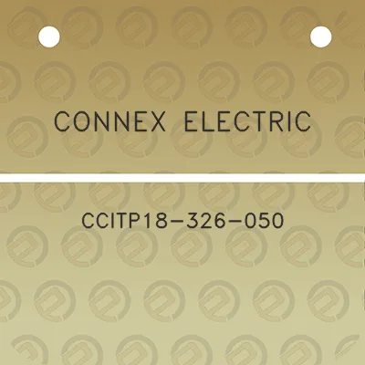 connex-electric-ccitp18-326-050