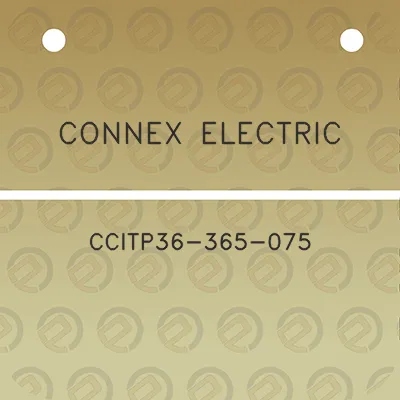 connex-electric-ccitp36-365-075