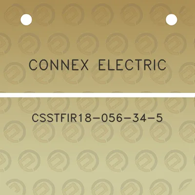 connex-electric-csstfir18-056-34-5